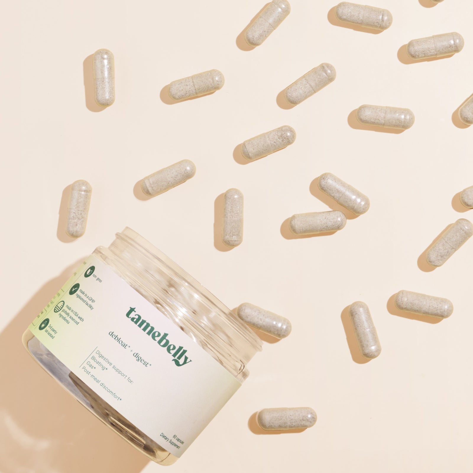 Fermentation Causes Bloating. TameBelly Prevents It.